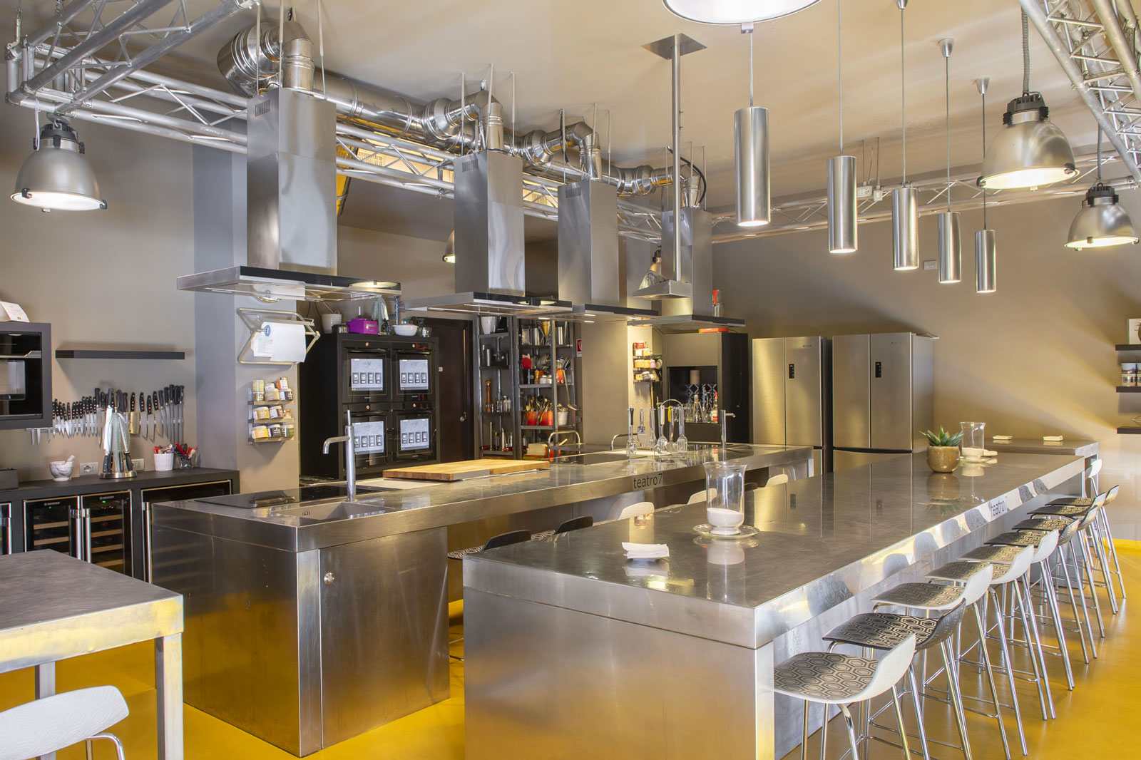 La cucina di Teatro7lab in zona Isola